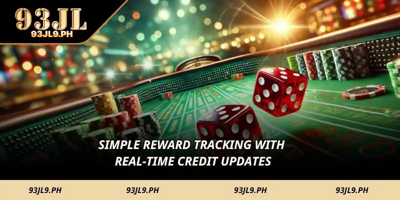 Simple reward tracking with real-time credit updates