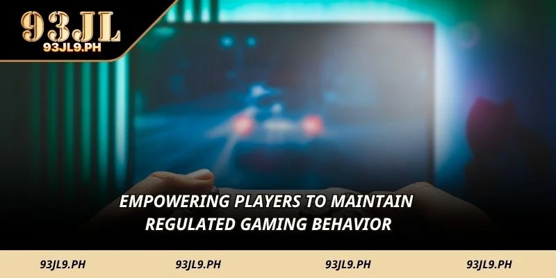 Empowering players to maintain regulated gaming behavior