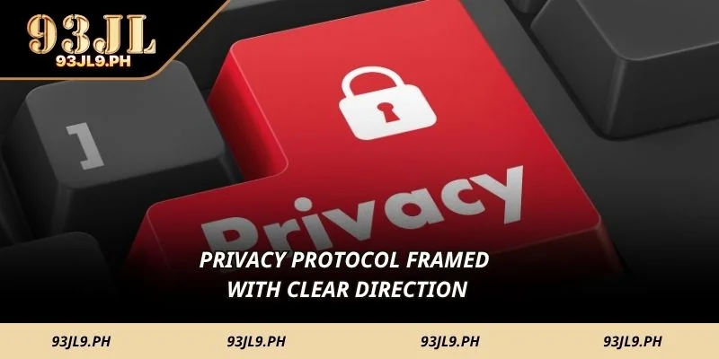Privacy protocol framed with clear direction