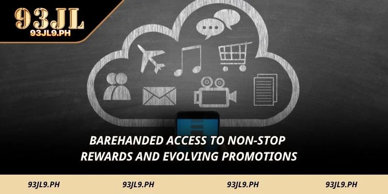 Barehanded access to non-stop rewards and evolving promotions