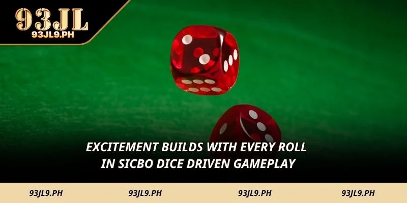 Excitement builds with every roll in Sicbo dice driven gameplay