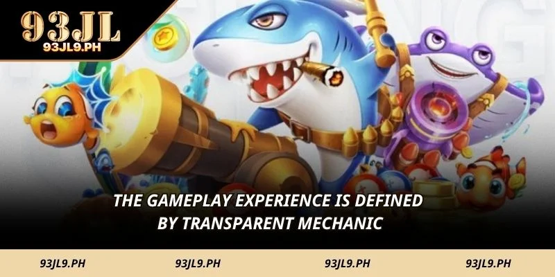 The gameplay experience is defined by transparent mechanic