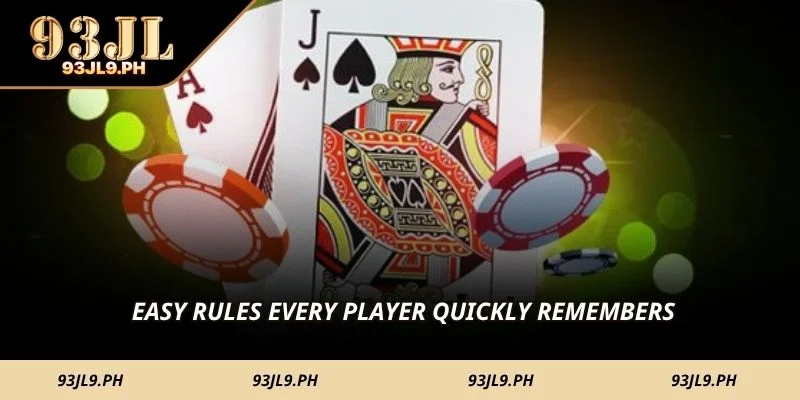 Easy rules every player quickly remembers