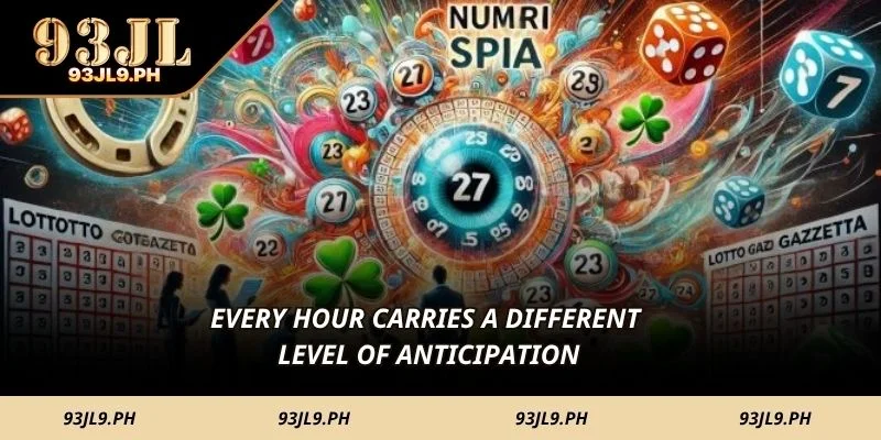 Every hour carries a different level of anticipation