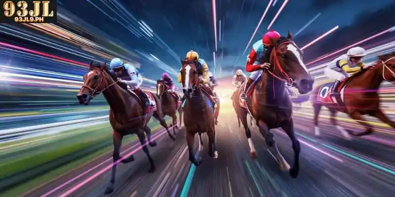 Virtual horse race with multiple competitors